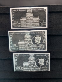 (3 Sets -15 Coins)  1976 P, D and S UNC Clad, includes 1976 S Silver UNC and 1976 S Silver Proof