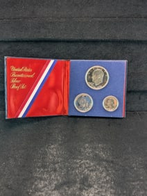 1976-S U.S. Bicentennial Silver Proof 3- 40% Silver Coin Set In OGP