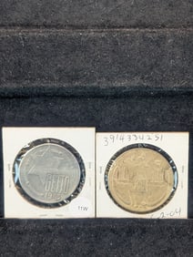 1935 5 RM & 1943 20 Mark Coins