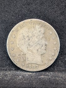 1907 Barber Half Dollar