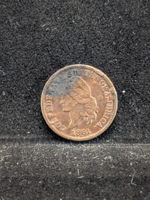 1861 Bashlow Restrike - 1 Cent