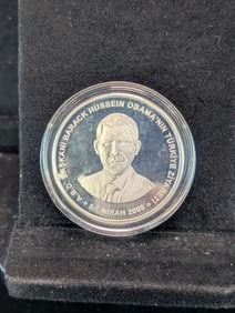 2009 Turkey 50 Lira Visit Of American President Barack Obama