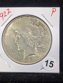 1922 P Silver Peace Dollar
