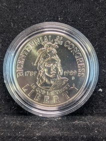 1989-D Bicentennial Of The Congress Commemorative Half Dollar