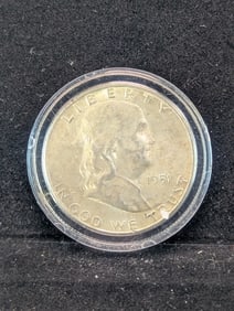 1951-S Franklin Half Dollar