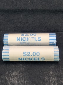 (2 Rolls) 2006-P & 2007-D Rolls Of Jefferson Nickels