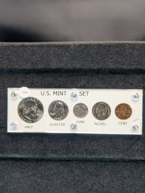 1959 Five Coin Year Set - U.S. Mint In OGP