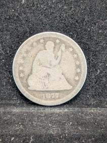 1877-S Seated Liberty Quarter