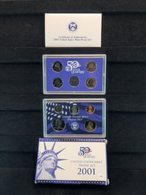 2001-S U.S. Mint Proof Set In OGP w/COA
