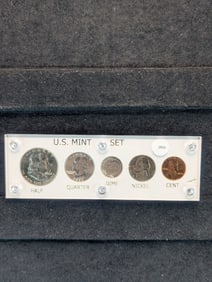 1962 Five Coin Year Set - U.S. Mint In OGP 3 Coins 90% Silver