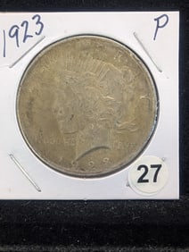 1923 P Silver Peace Dollar