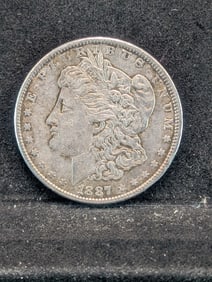 1887 Morgan Silver Dollar