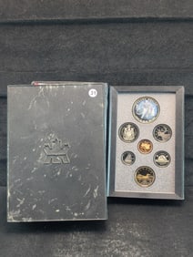 1993 Royal Canadian Mint Proof Set with 92.5% Sterling Silver Dollar (100th Anniversary of the