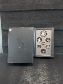 1995 Royal Canadian Mint Proof Set with 92.5% Sterling Silver Dollar (325th Anniversary of the