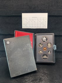 1983 Royal Canadian Mint Proof Set with 50% Silver Dollar (Edmonton Universiade) OGP