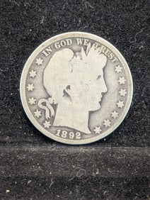 1892 Barber Half Dollar