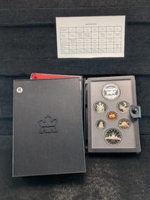 1985 Royal Canadian Mint Proof Set with 50% Silver Dollar (100th Anniversary of the National Parks