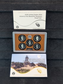 2018-S U.S. Mint America The Beautiful Quarters Proof Set In OGP w/COA