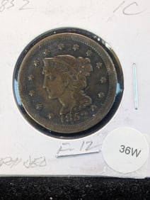 1852 Braided Large Cent