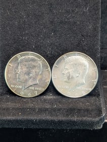 1967 & 1968-D  Kennedy Half Dollars 40% Silver