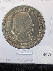 1893 Columbian Expo Silver Half Dollar