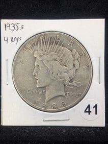 1935 S Silver Peace Dollar