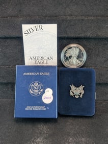 2003-W American Eagle One Ounce Silver Proof Bullion Coin