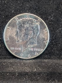 1964 UNC.  Kennedy Half Dollar 90% Silver