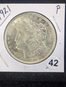 1921 P Morgan Silver Dollar Very Nice Coin
