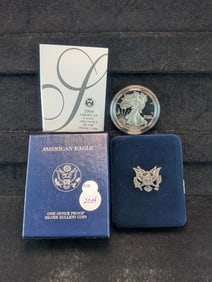 2004-W American Eagle One Ounce Silver Proof Bullion Coin