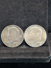 1968-D & 1969-D Kennedy Half Dollars