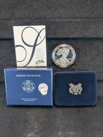 2007-W American Eagle One Ounce Silver Proof Bullion Coin