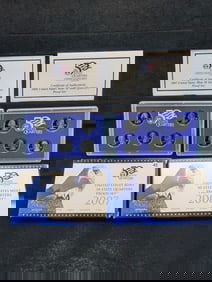 (2 Sets) 2007-S and 2008-S United States Mint State Quarters Proof Sets OGP