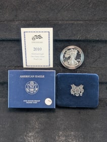 2010-W American Eagle One Ounce Silver Proof Bullion Coin