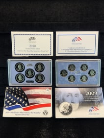 (2 Sets) 2009-S District of Columbia & US Territories and 2010-S American the Beautiful United