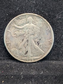1936 -D Walking Liberty Half Dollar