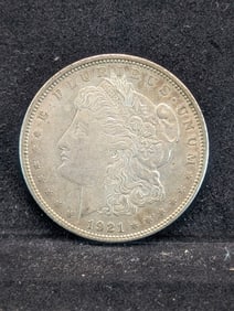 1921-D Morgan Silver Dollar - Micro D