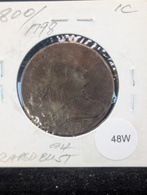 1800 / 1798 Large One Cent Draped Bust Coin