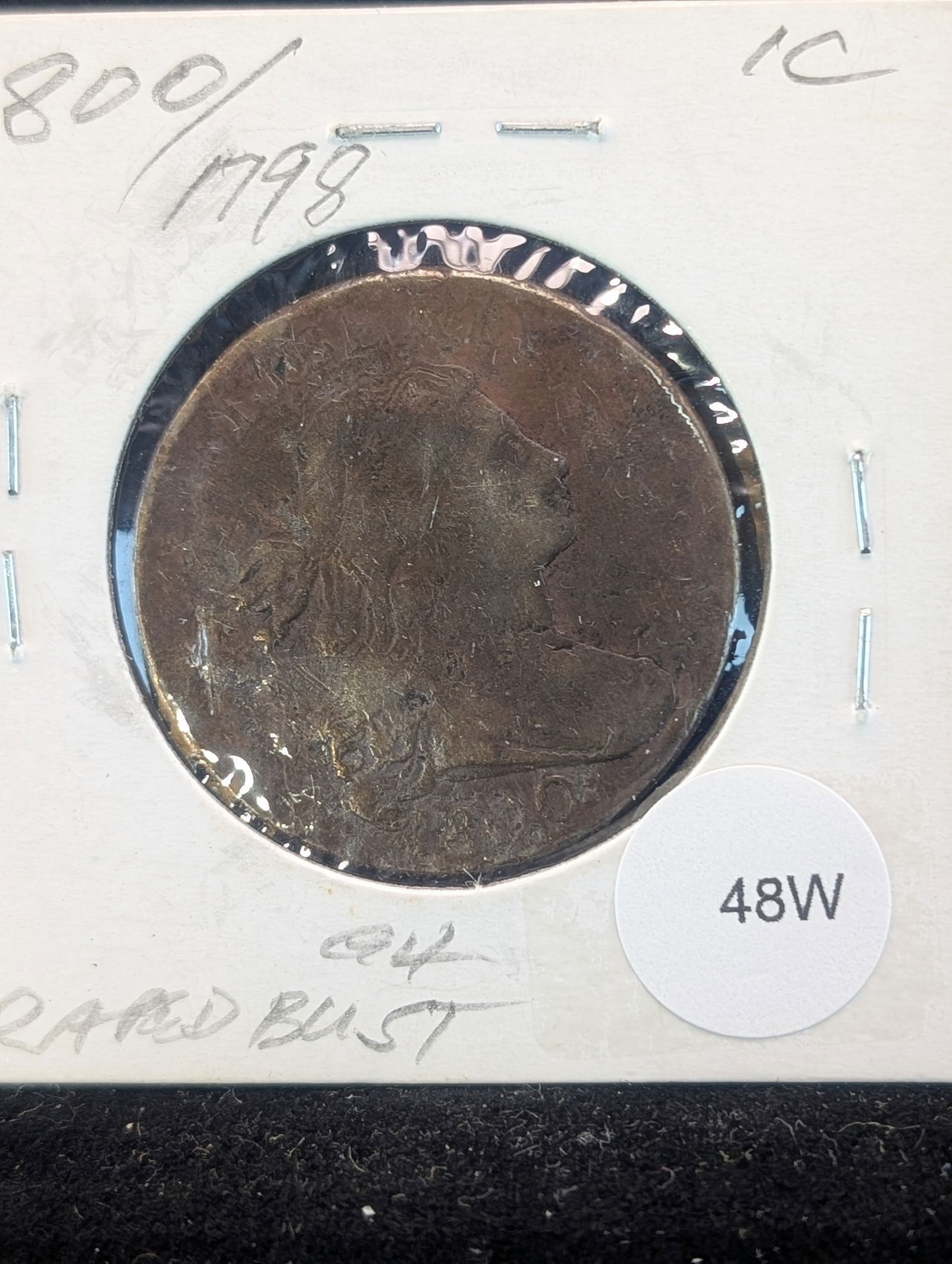 1800 / 1798 Large One Cent Draped Bust Coin (1 of 2)
