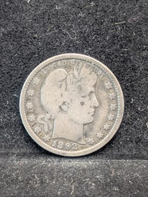 1892 Barber Quarter