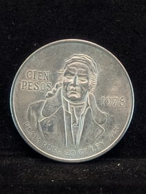 1978 Mexico 100 Pesos - 20 grams .720 Silver