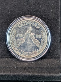 1988-S U.S. Olympiad One Dollar Silver Coin