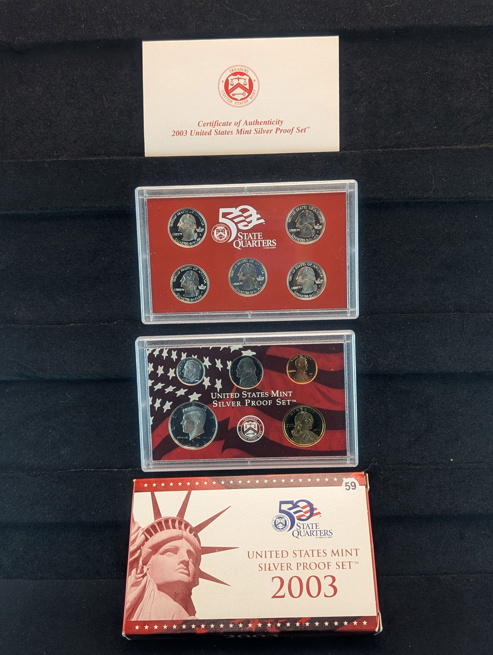 2003 S US Mint Silver Proof Set OGP (1 of 5)