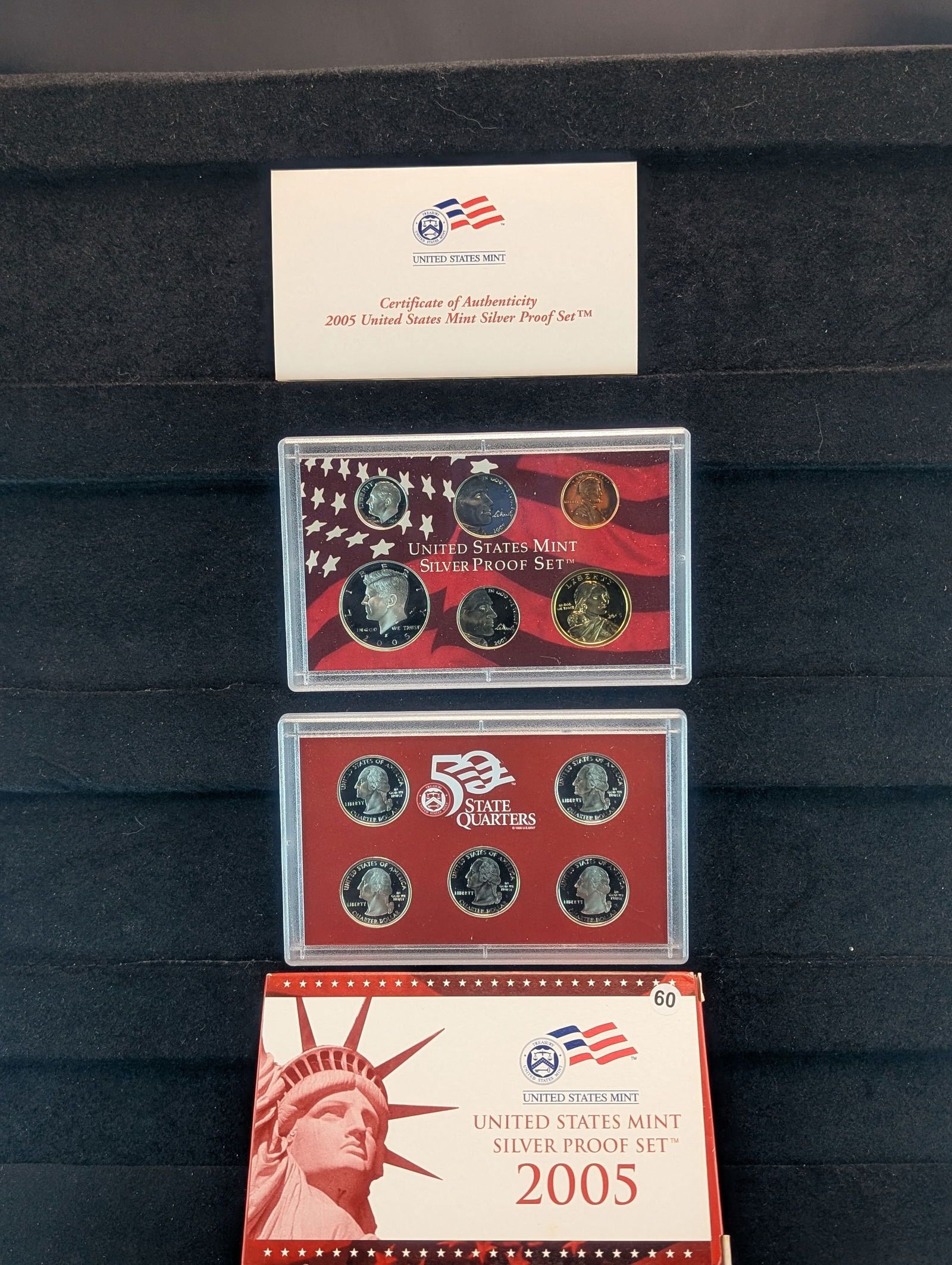 2005 S US Mint Silver Proof Set OGP (1 of 4)
