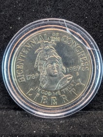 1989-S U.S. Bicentennial Of Congress Clad Half Dollar Coin