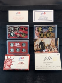 2007 S US Mint Silver Proof Set OGP