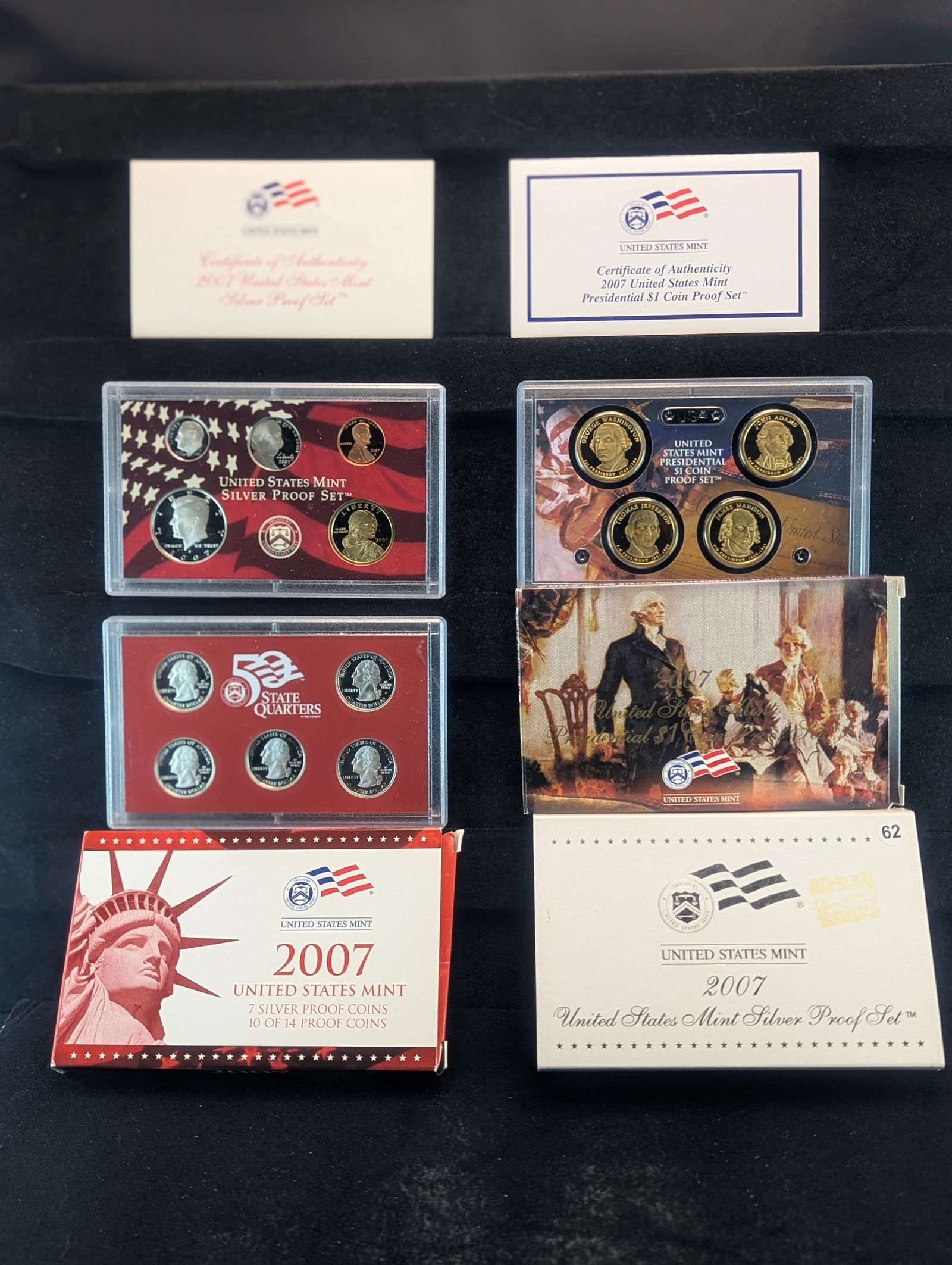 2007 S US Mint Silver Proof Set OGP (1 of 7)
