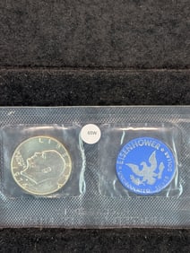 1974-S 40% Silver Eisenhower Dollar. No Envelope.