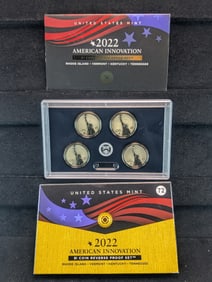 2022 S American Innovations $1 Reverse Coin Proof Set OGP