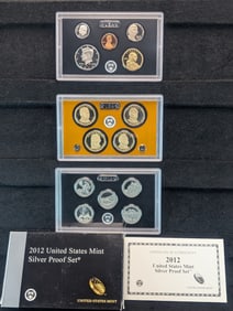2012-S United States Mint Silver Proof Set